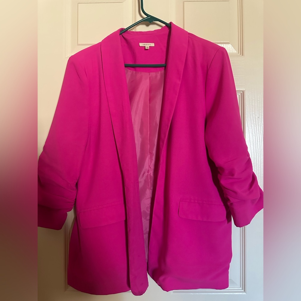 Pink blazer